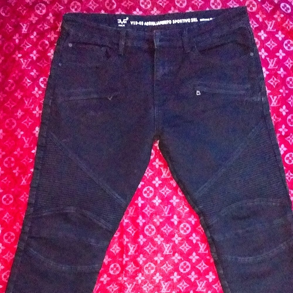 V19-69 ABBIGLIAMENTO SPORTIVO SRL Moto Jeans 38/32 Mens